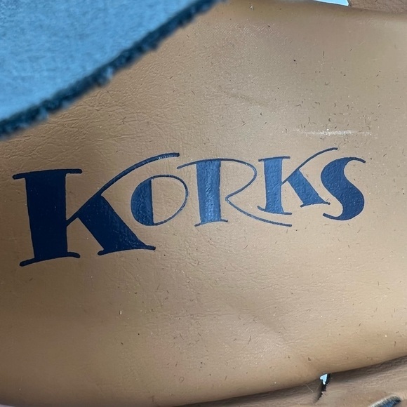 Kork-Ease Gray and Tan Sandals - Picture 2 of 9